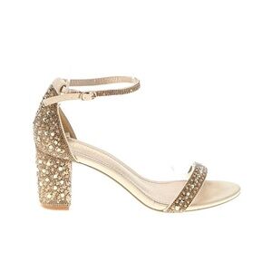 Dream Pairs Sparkling Gold Heels